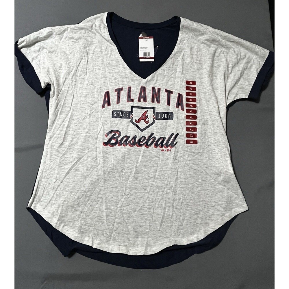 Atlanta Braves Women’s Crop Top  NWT Size XL
